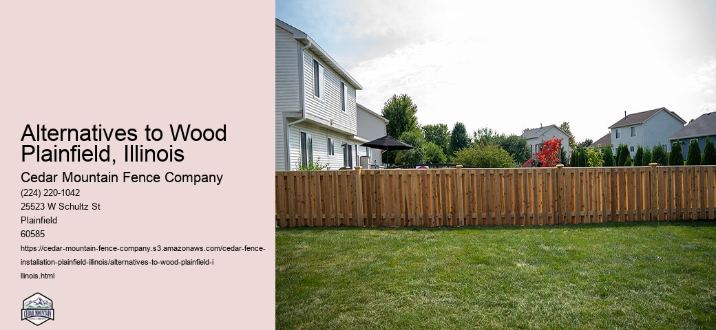 Alternatives to Wood Plainfield, Illinois