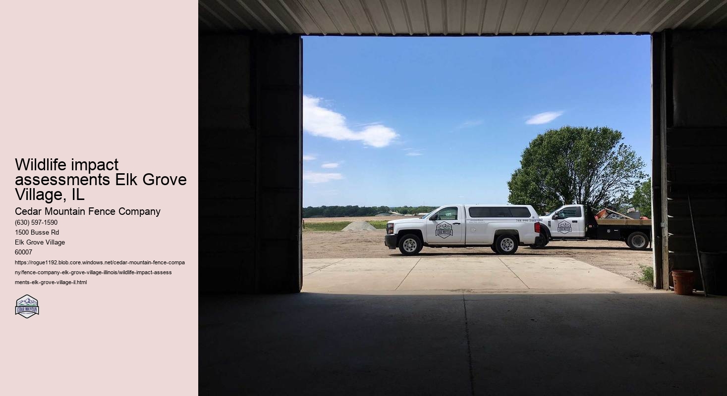 Wildlife impact assessments Elk Grove Village, IL